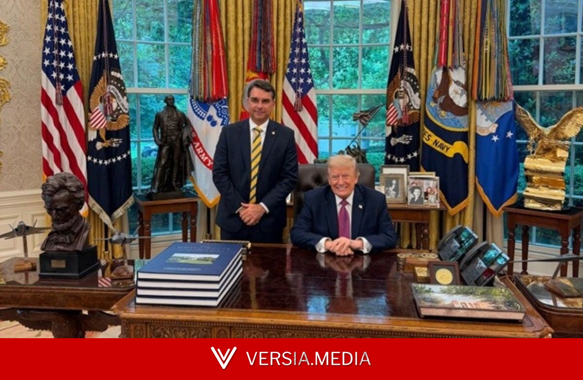 Flávio Bolsonaro participa nesta terça de audiência nos EUA sobre tarifas de Trump a produtos brasileiros