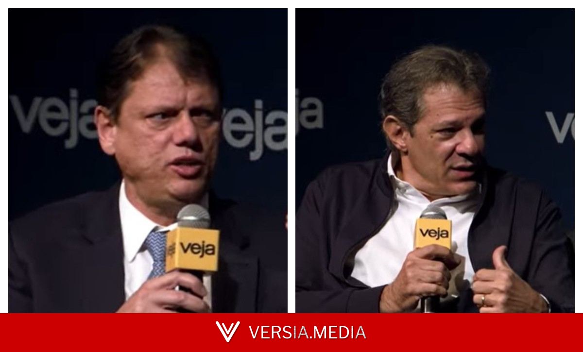 Em evento com Tarcísio, Haddad  afirma que Sabesp foi vendida ‘em mesa de amigos’; já governador apoia privatização e diz focar 'em resultado' — Politics | Versia.media
