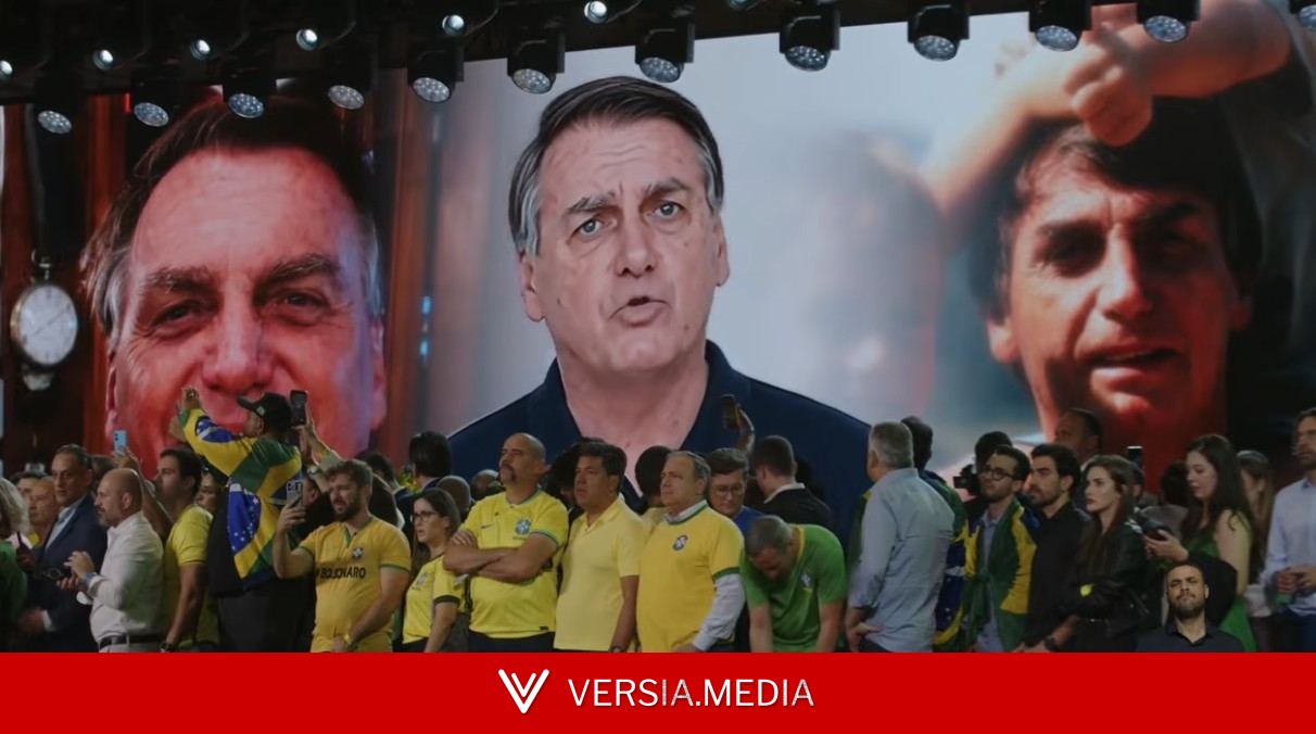 PL lança candidatura de Flávio à Presidência em evento com vídeo de Jair Bolsonaro feito por IA, apoio de Michelle e discurso de Milei